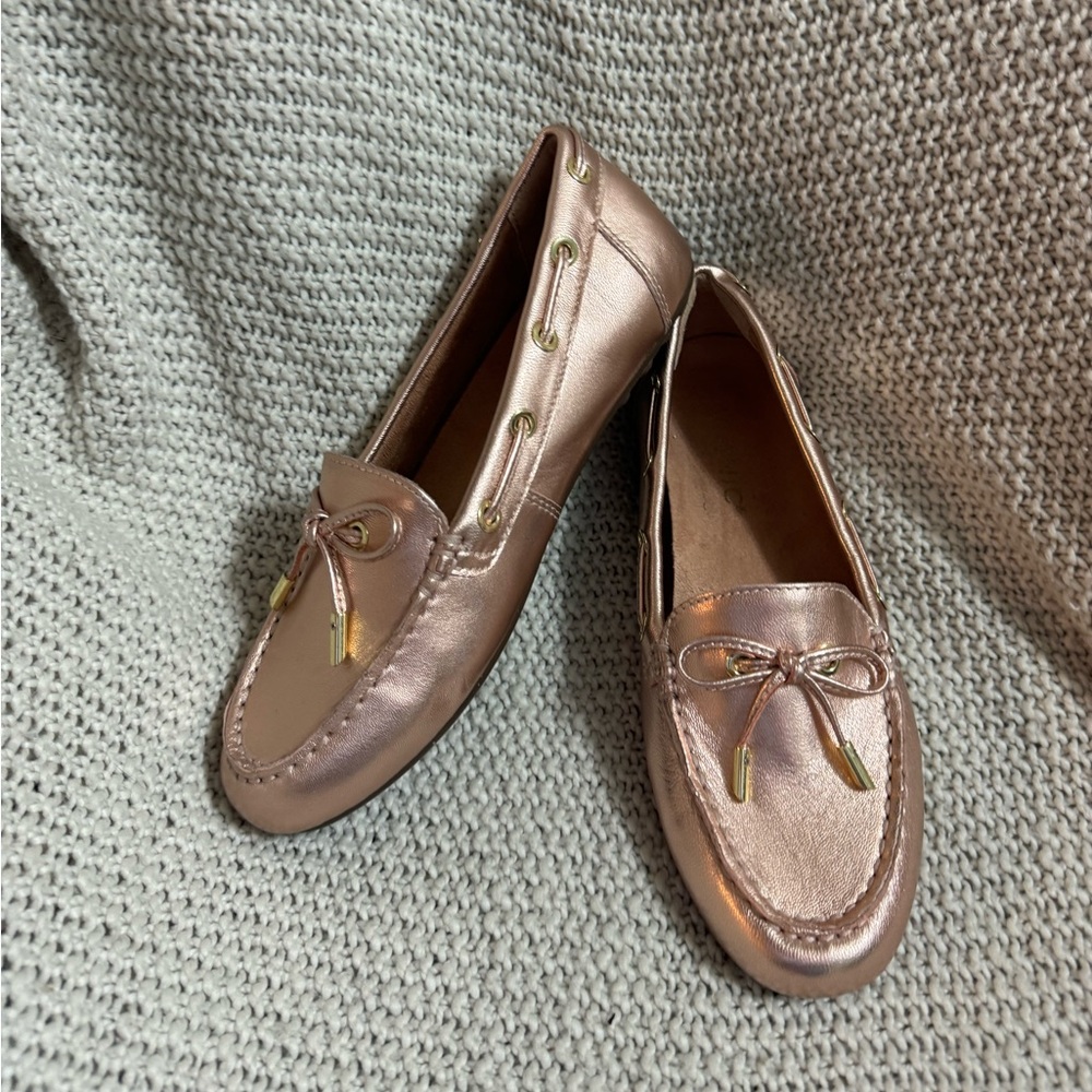 Vionic Loafer Rose Gold Honor Virginia Shoes Moccasin Women's Size‎ 6